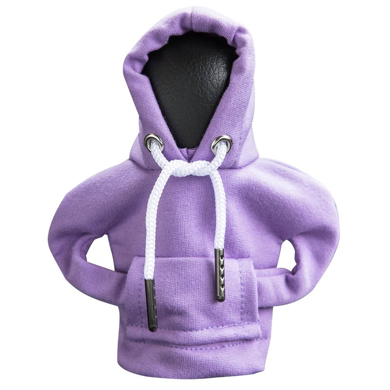 ECDREAM Car Shift Knob HoodieGear Shift HoodieFunny Sweater Hoodie for GearshiftAutomotive Interior AccessoriesPurple